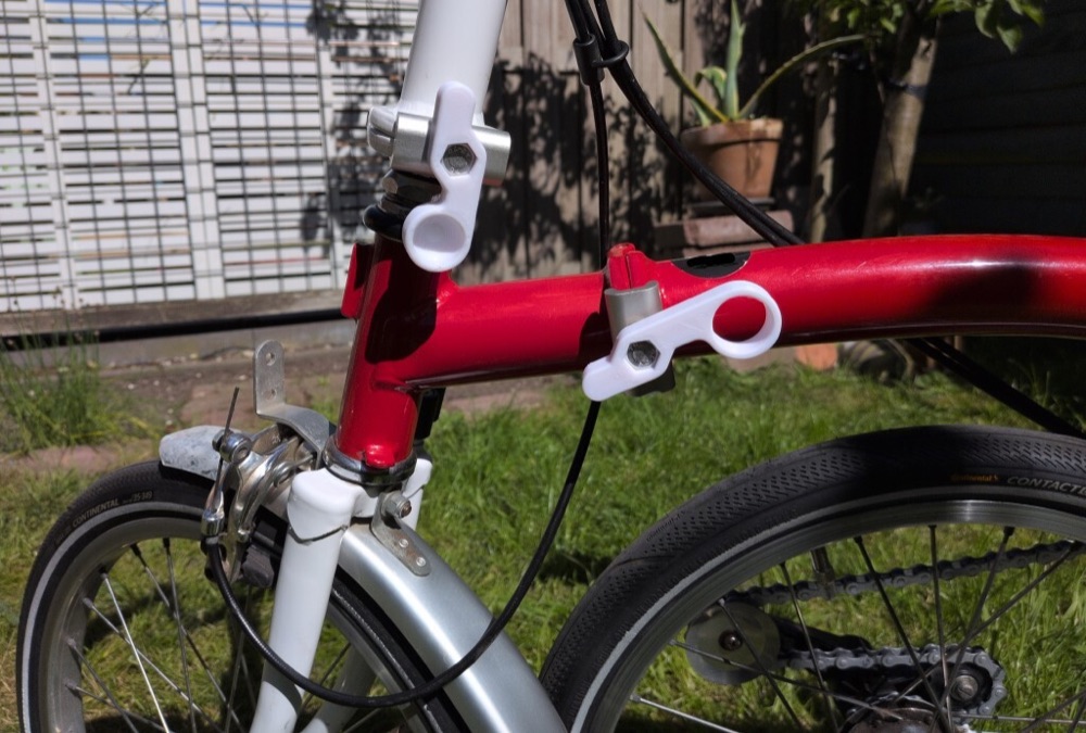 Katlanır Bisiklet Menteşe Kelepçe Kolu Vidası (Brompton Uyumlu) görsel 2