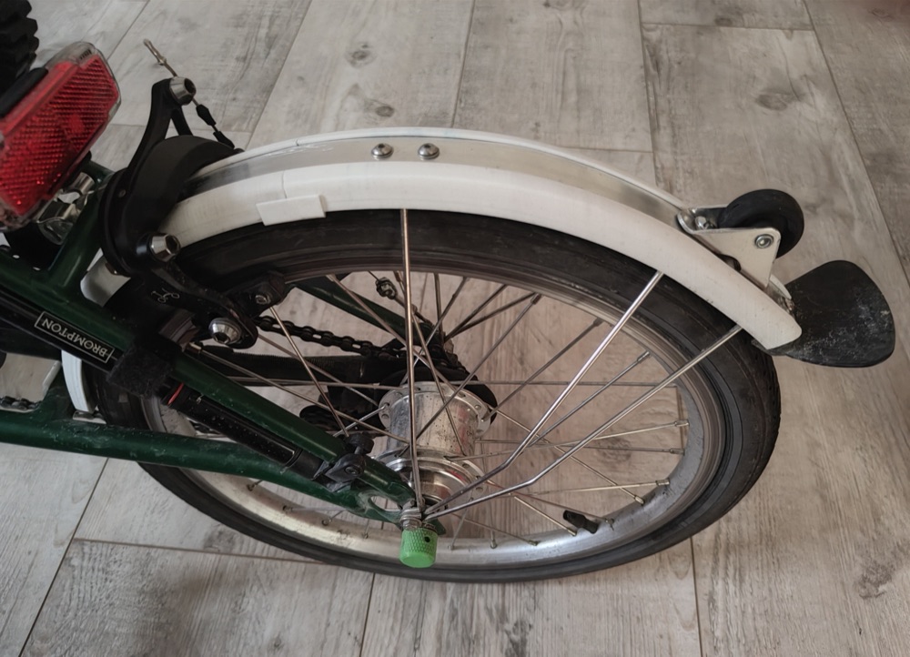 Bisiklet Arka Çamurluğu (Brompton C Line Uyumlu) görsel 1