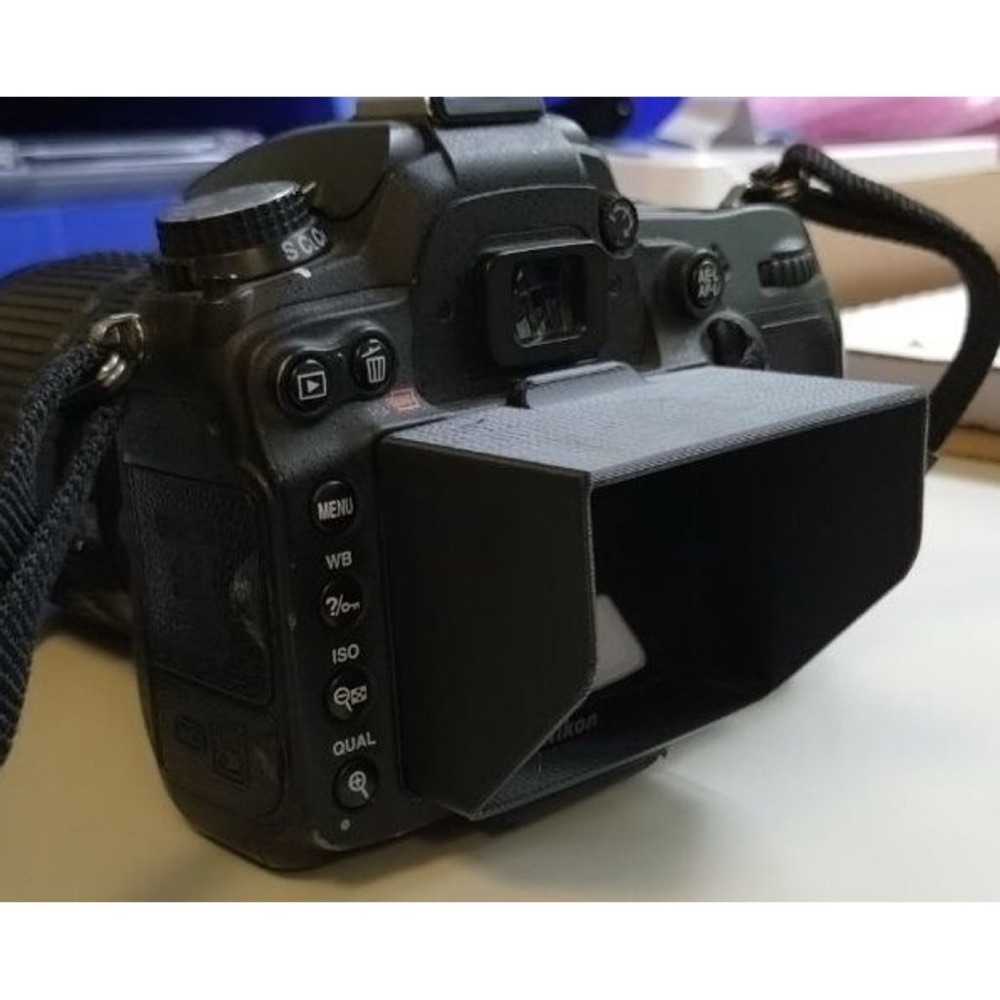Nikon D7000 için LCD Ekran Güneşliği