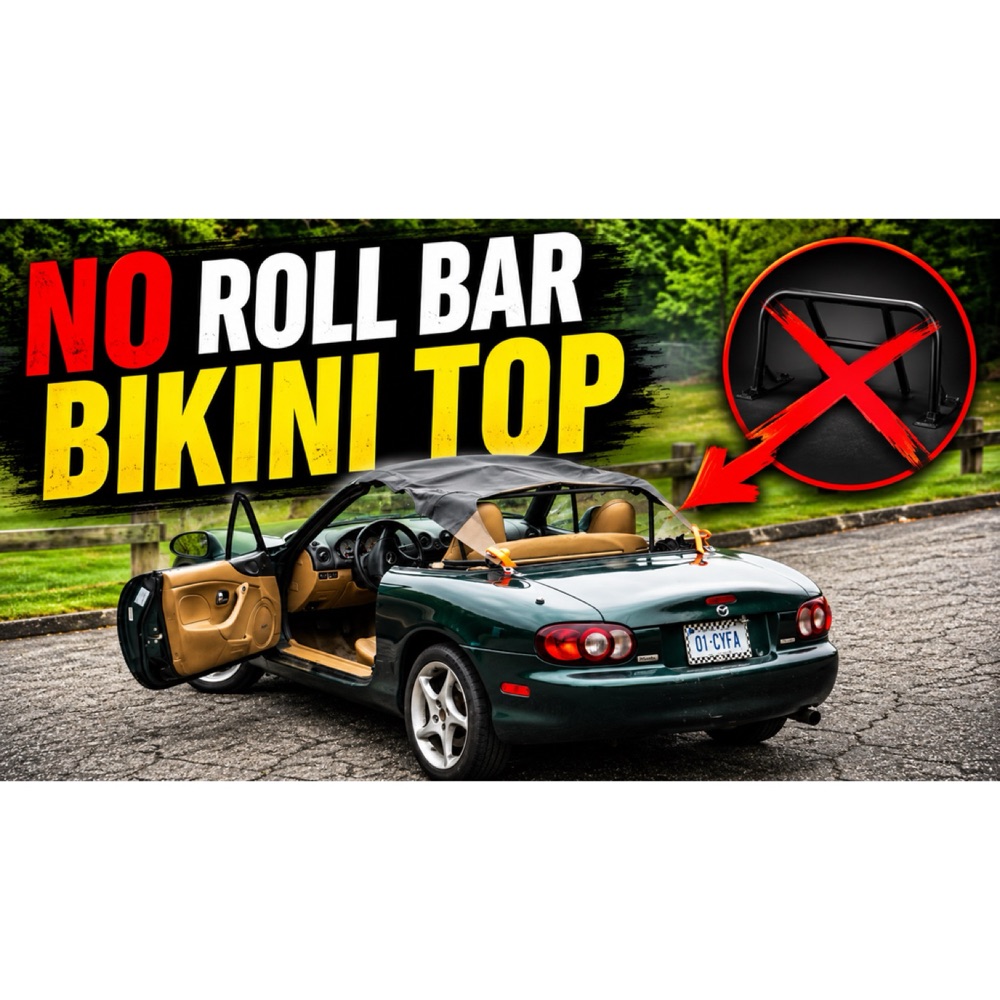 Mazda Miata NB Bikini Tavan Montaj Parçaları