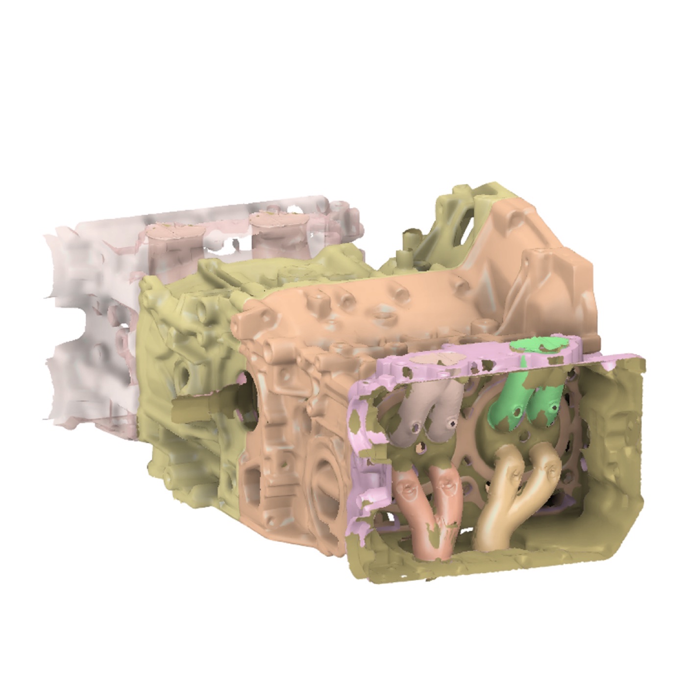 Subaru EJ207 Motor Bloğu Referans Tarama Modeli