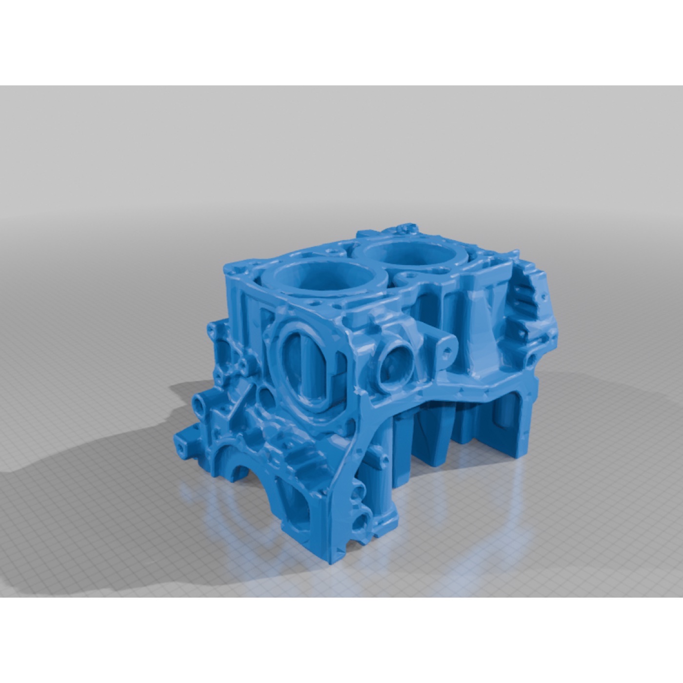 Subaru EJ207 Motor Bloğu Referans Tarama Modeli görsel 3