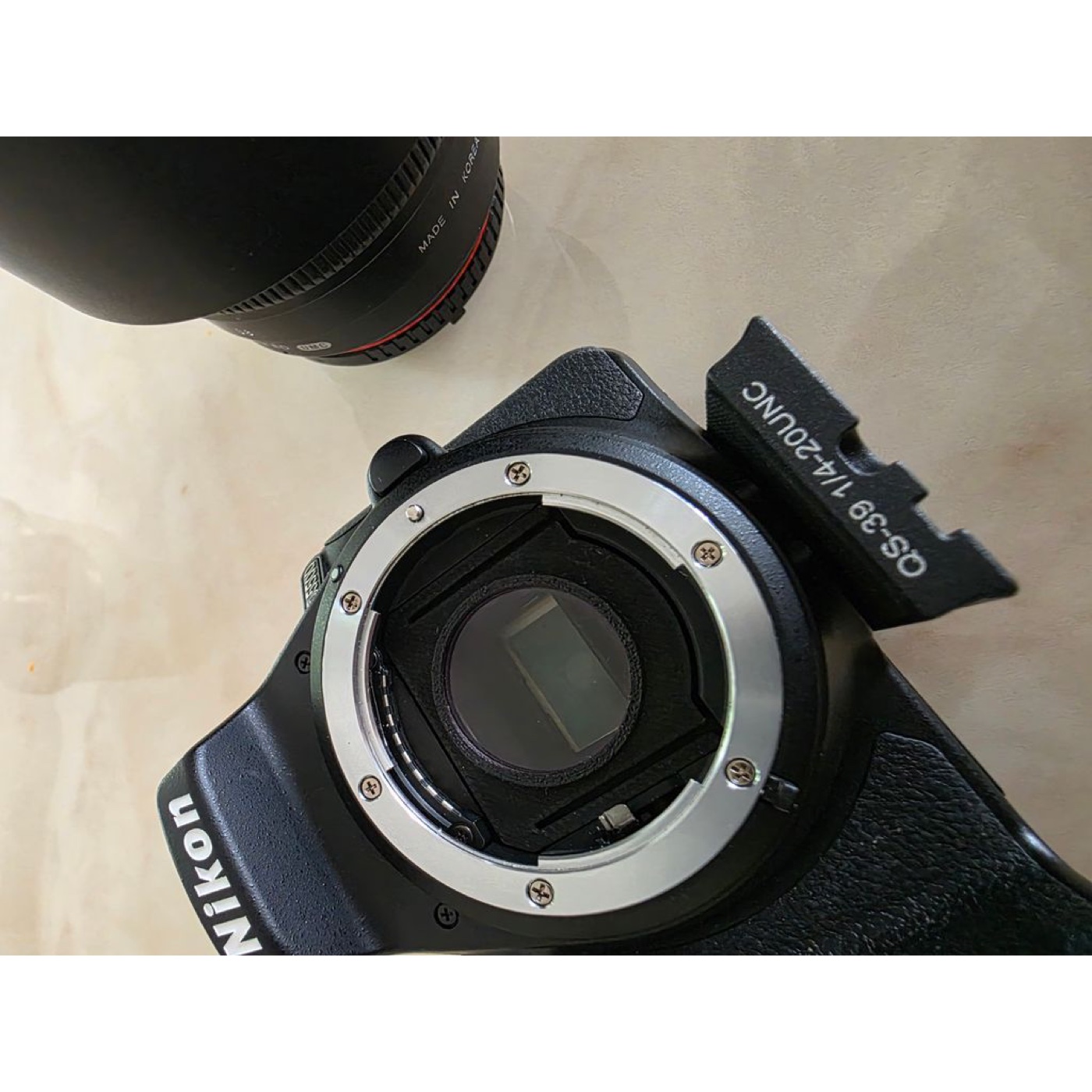 Nikon DX DSLR için 1,25 İnç Klips-İn Filtre Tutucu (D5200 / D5500 Denendi)