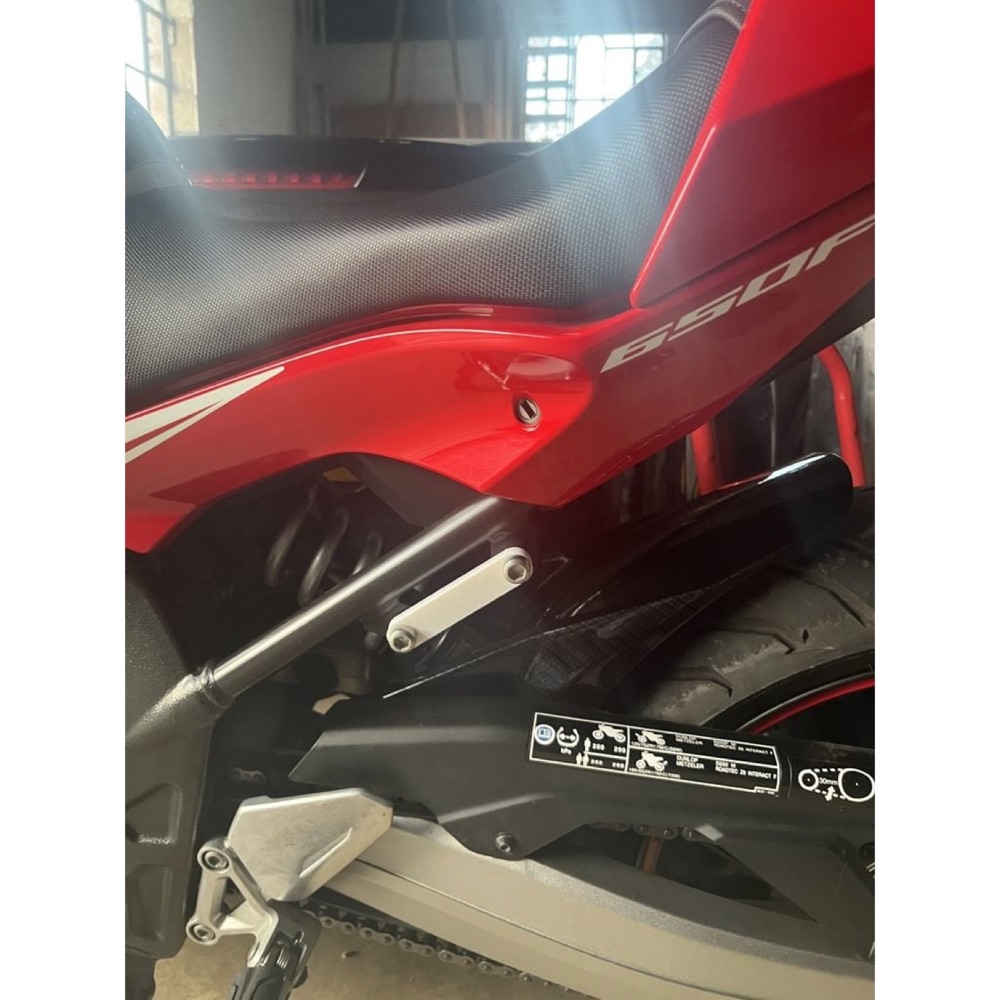 Honda CBR650F Yolcu Ayaklığı Kör Tapası görsel 2