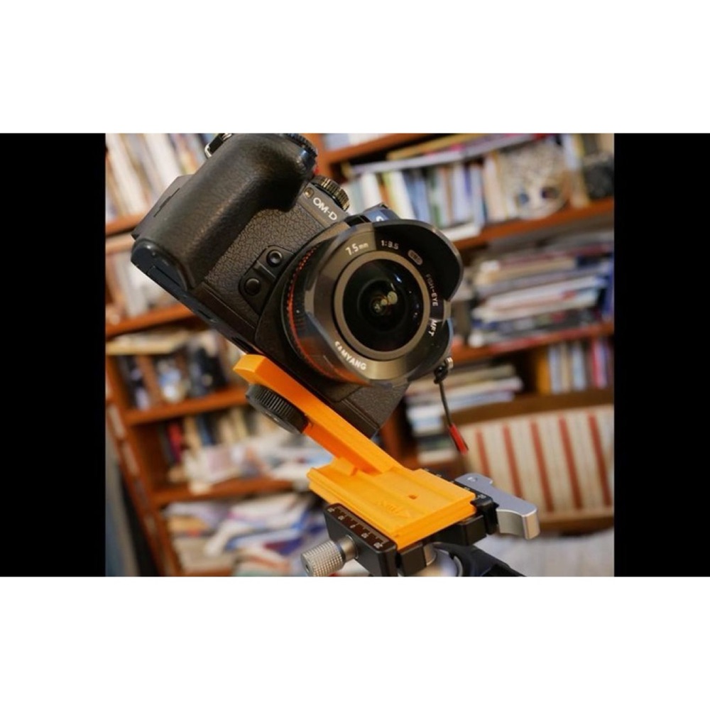 Olympus OM-D E-M1 Mark I ve Samyang 7,5 mm Balıkgözü İçin Panorama Braketi