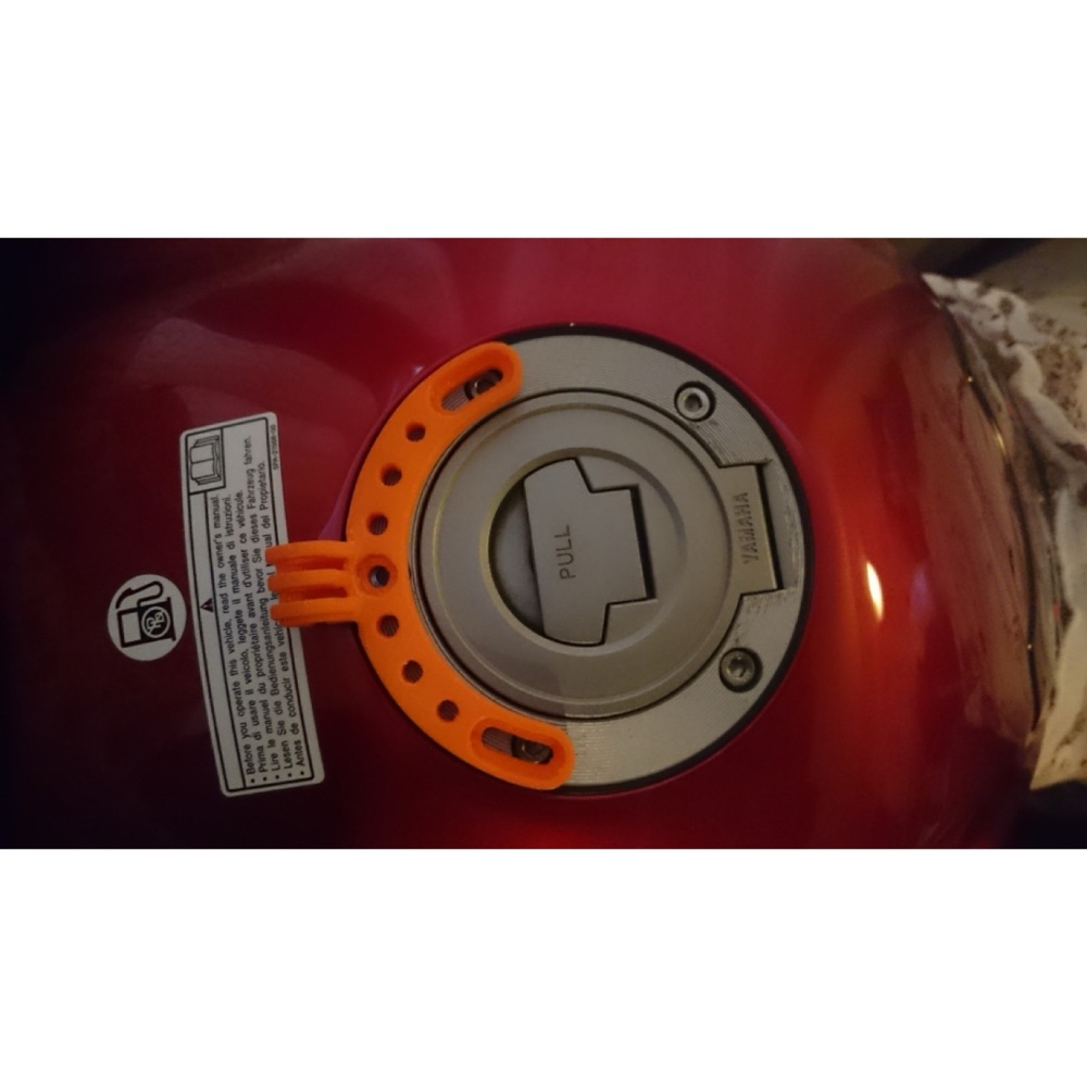 04/09 R1 Fz1 Fazer GoPro Tank Cap Mount görsel 2
