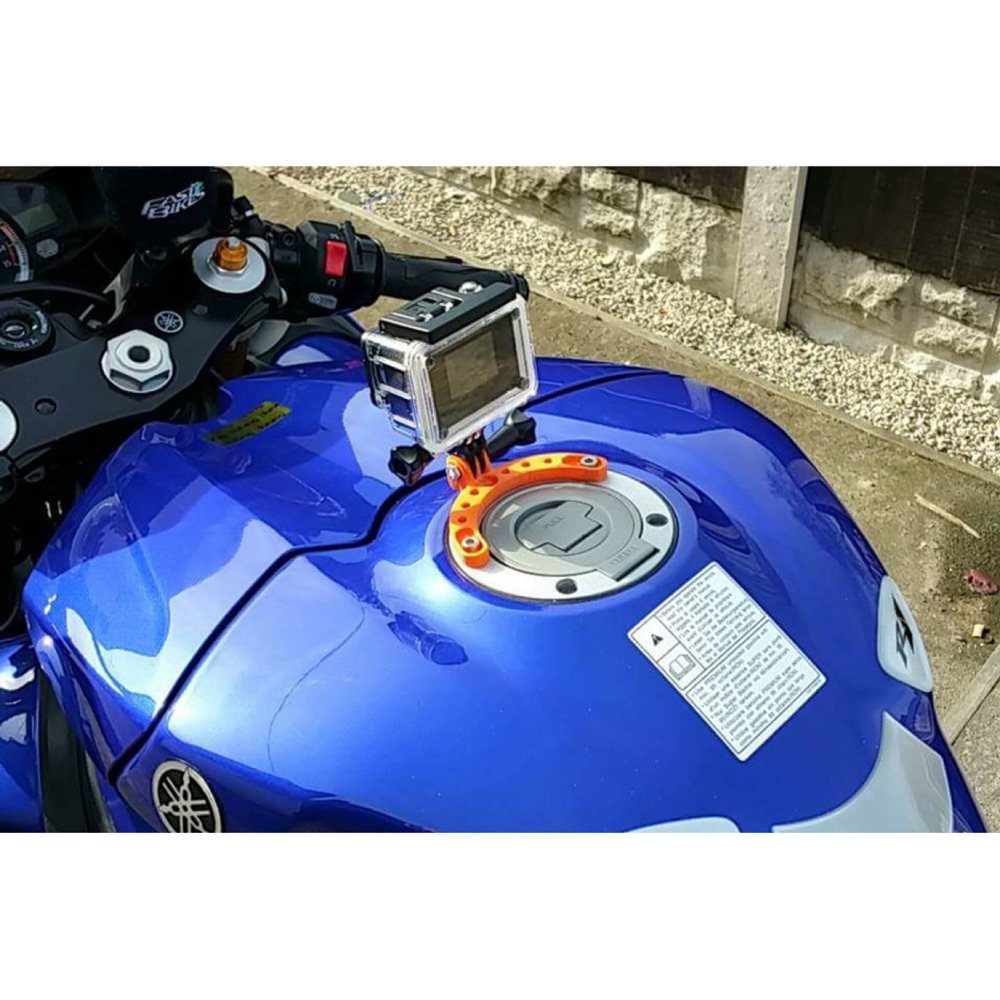 04/09 R1 Fz1 Fazer GoPro Tank Cap Mount görsel 4