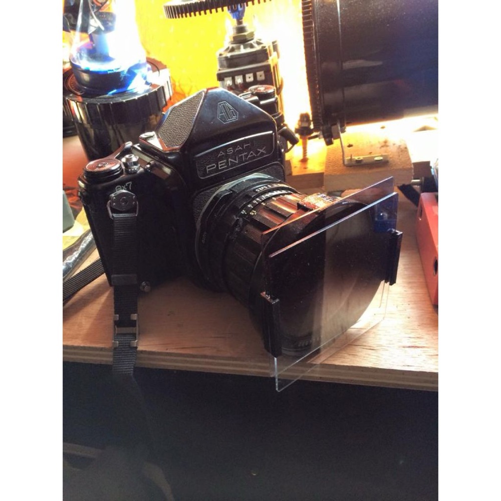 Pentax 6x7 Takumar 55 mm Objektif için 4x4 Filtre Tutucu Halkası
