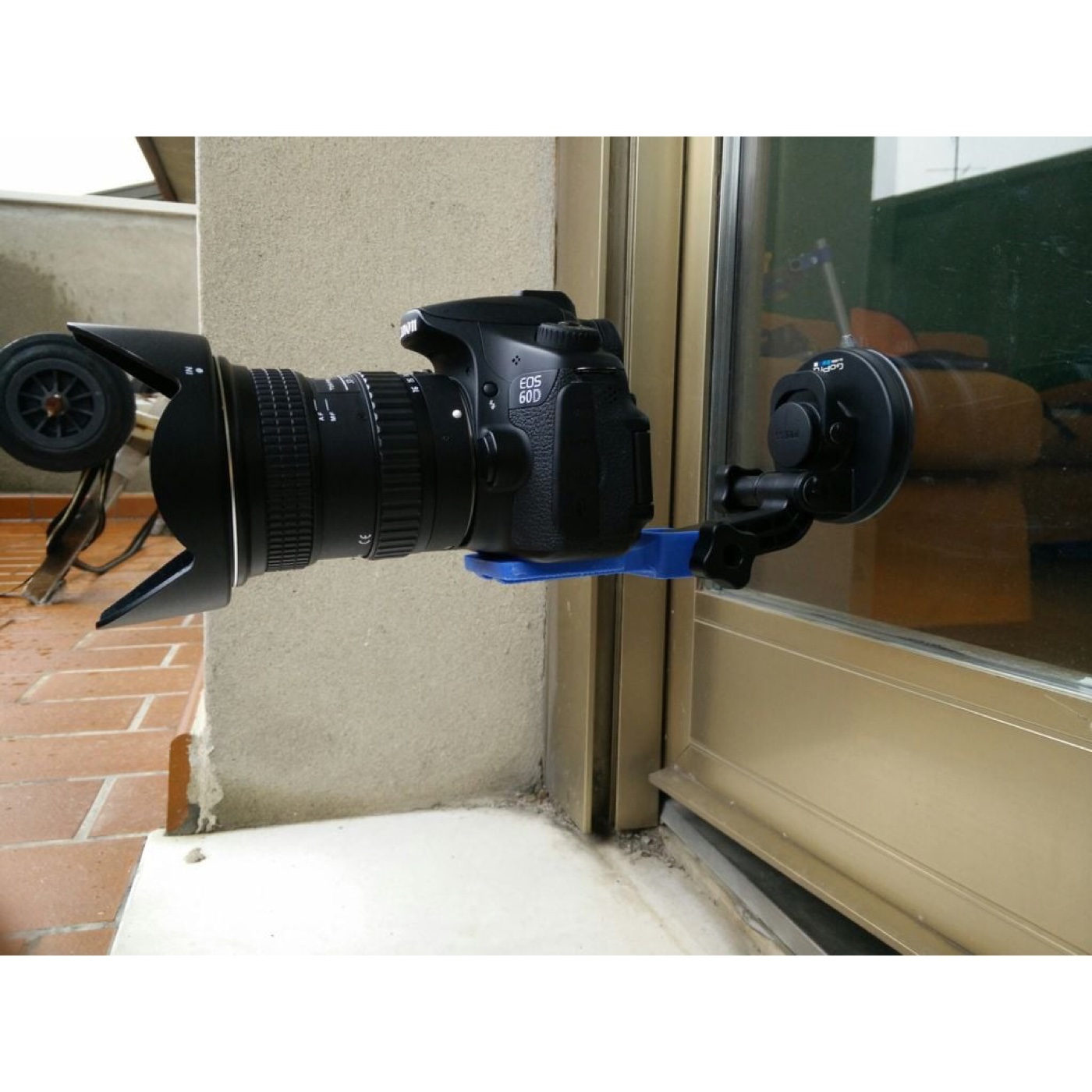 GoPro Vantuz Tutucuyu DSLR Kameraya Bağlayan Adaptör görsel 2