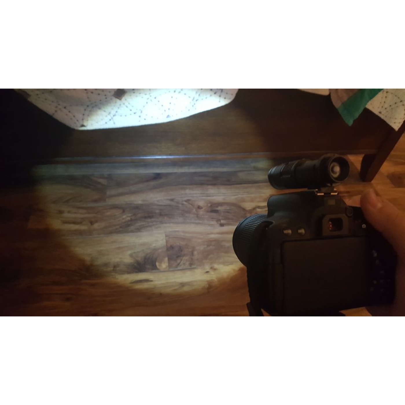 DSLR Flaş Kızağı (Hot Shoe) - El Feneri Adaptörü görsel 3