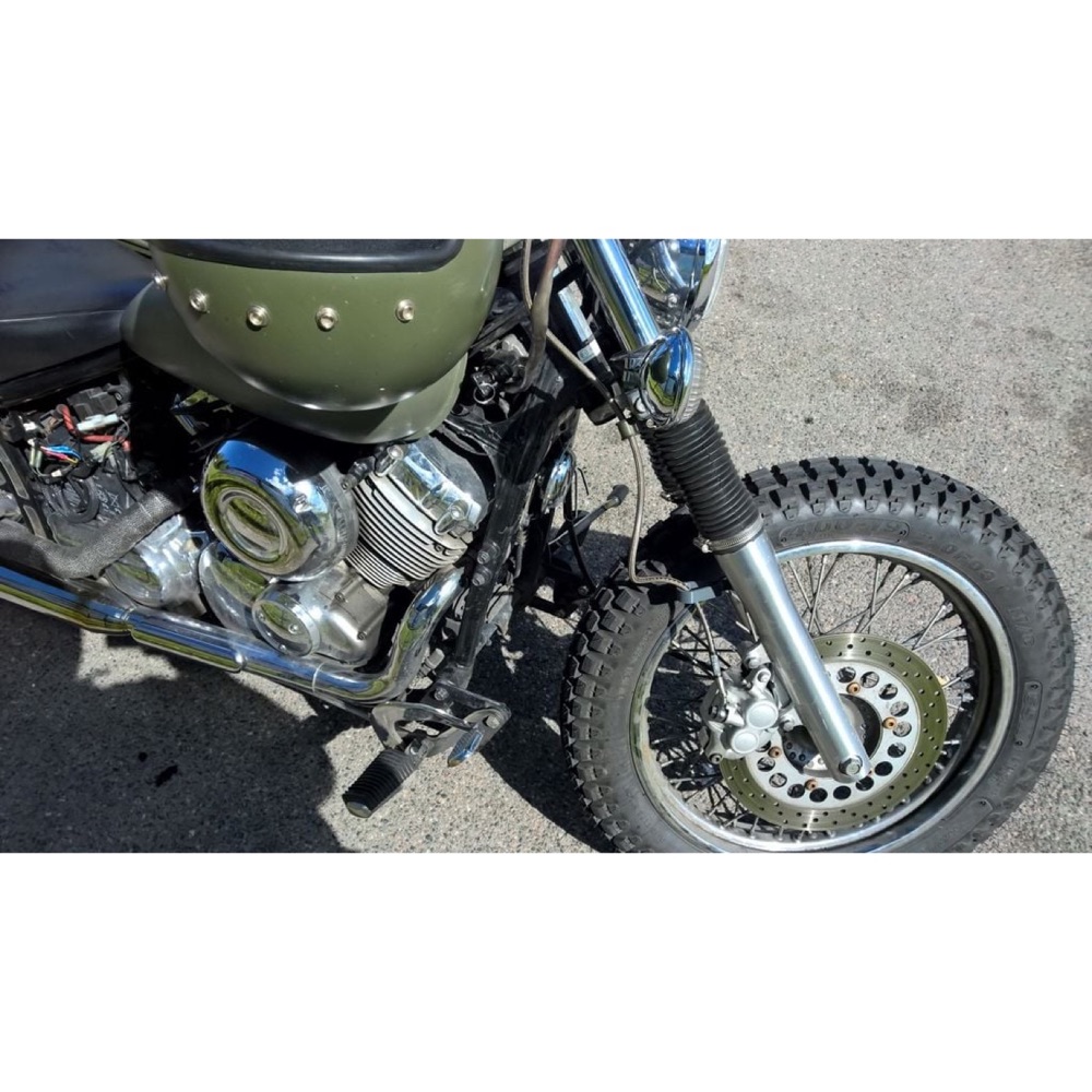 Yamaha XVS 650 Çamurluksuz Kullanım İçin Fren Hortumu Kılavuzu görsel 4