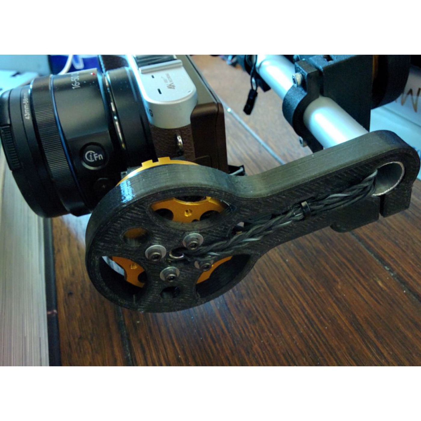 Canon EOS M / Samsung NX500 için Gimbal Denge Plakası görsel 2