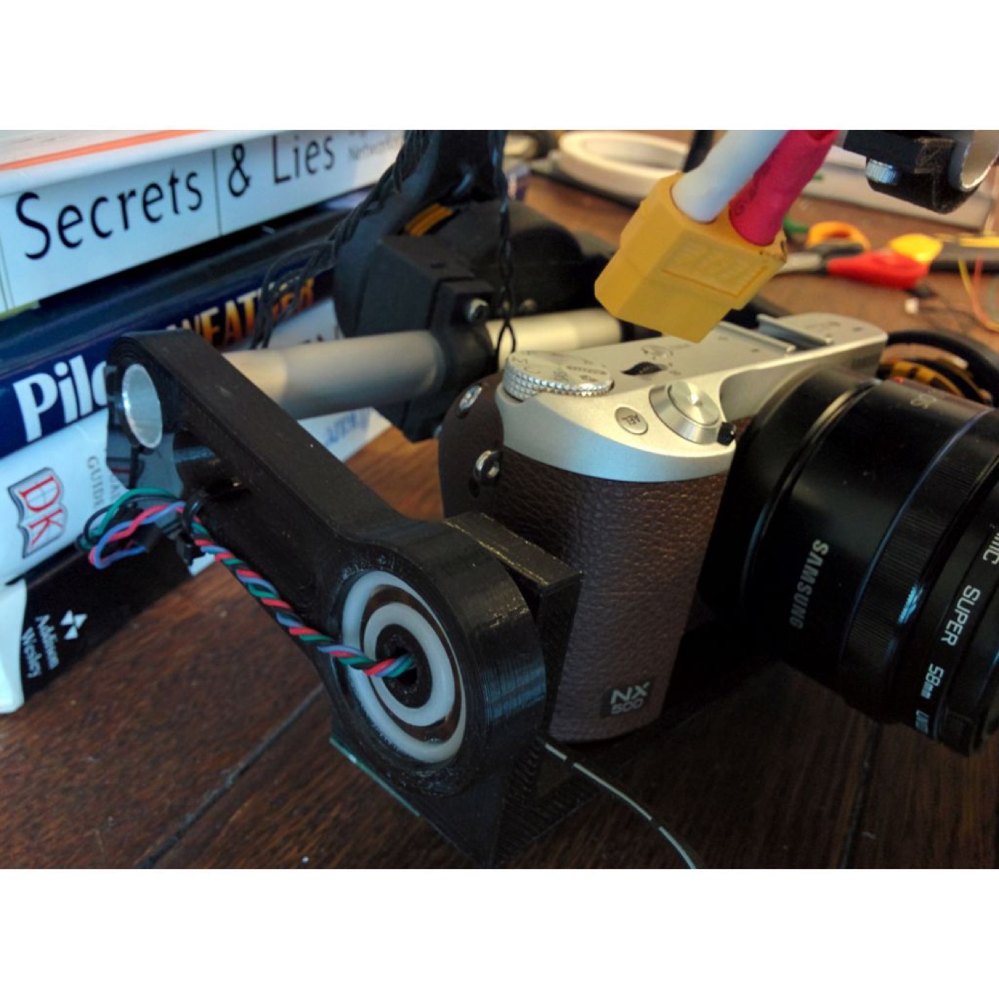 Canon EOS M / Samsung NX500 için Gimbal Denge Plakası görsel 3