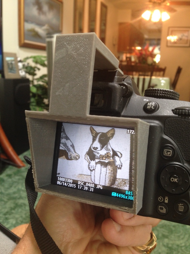 Nikon D3300 LCD Ekran Güneşliği
