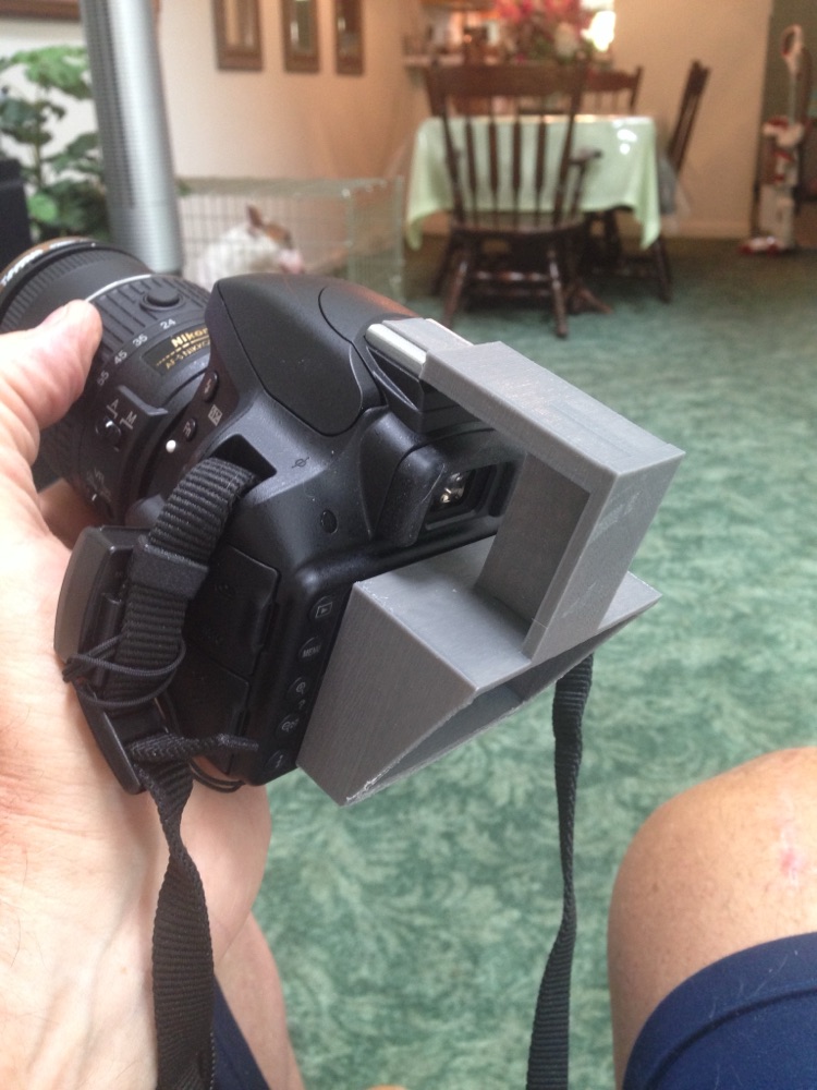 Nikon D3300 LCD Ekran Güneşliği görsel 2