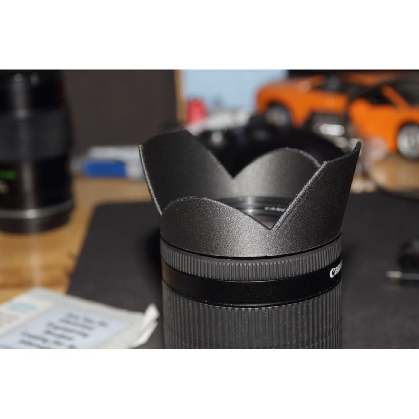 Canon EF-S 18-55mm STM Lens Parasoleyi (Lens Hood) görsel 2