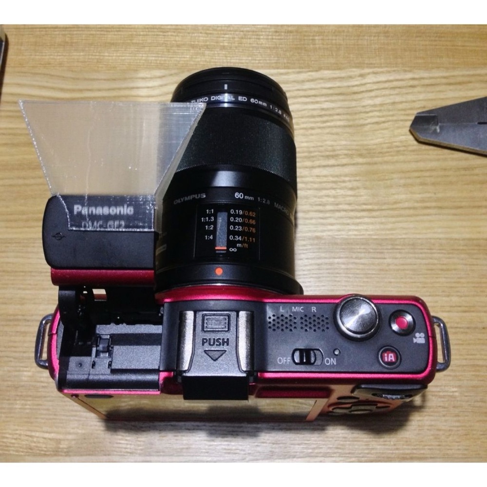 Panasonic Lumix GF2 Dahili Flaş Difüzörü görsel 2