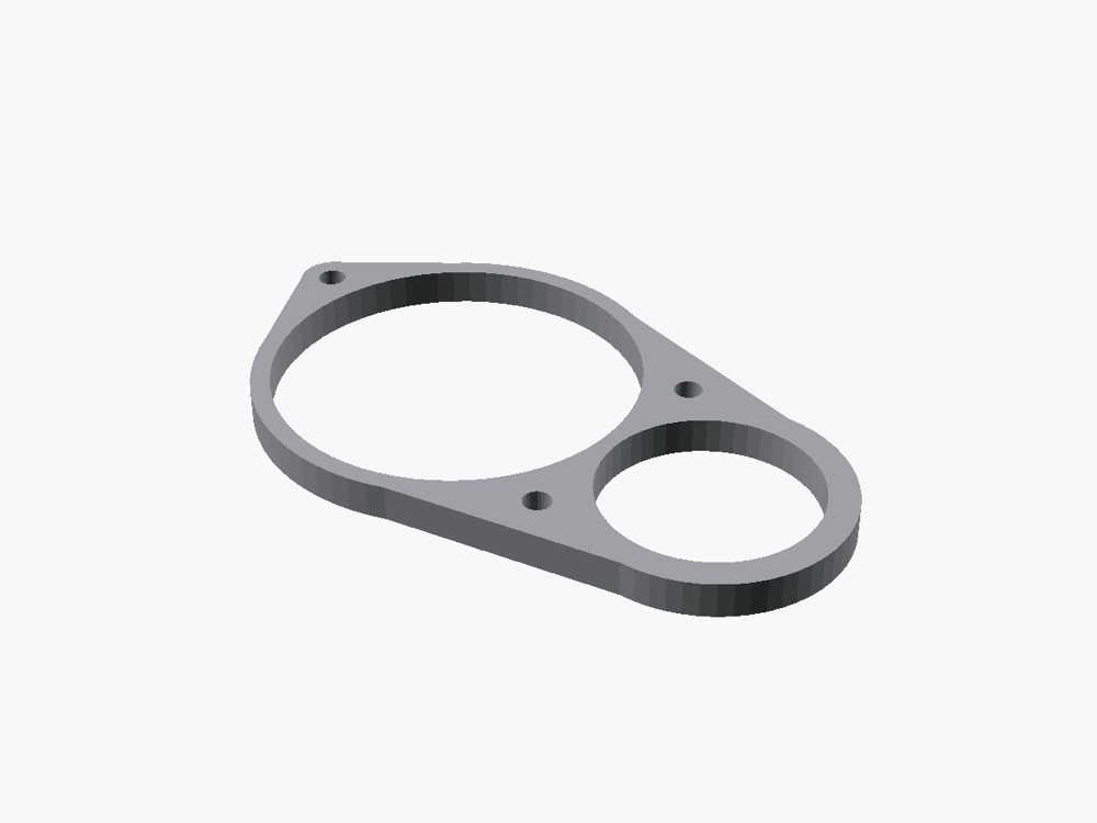 Yamaha FZR Gösterge Paneli Çerçeve Halkaları görsel 3