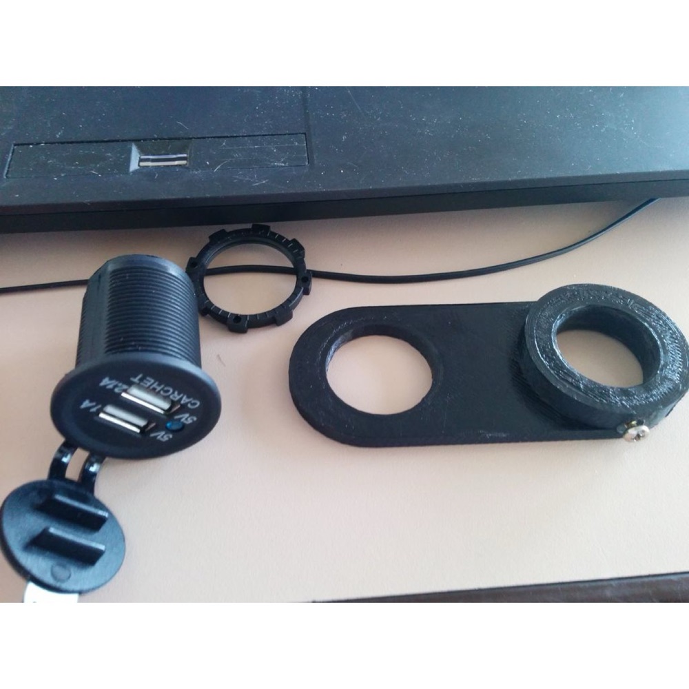 Honda NX650 Dominator USB şarj tutucusu görsel 2
