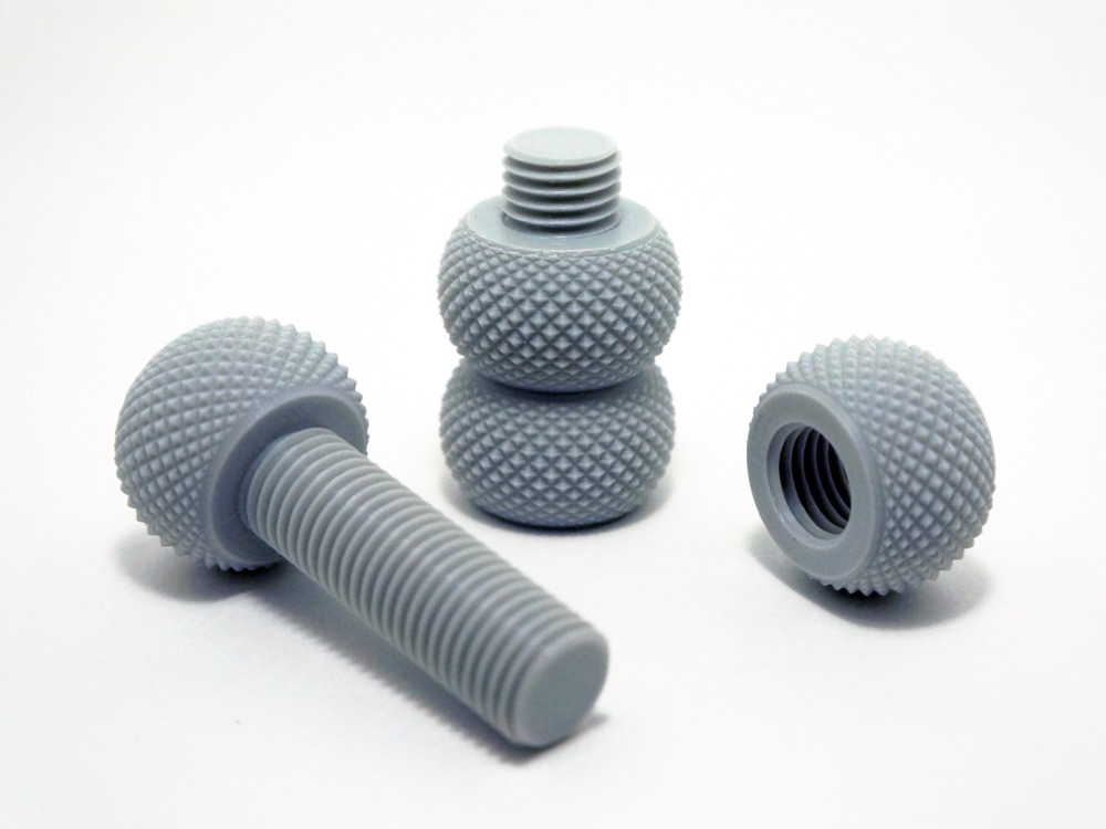 Tırtıklı (Knurling) Cıvata ve Somun — Elle Sıkılır