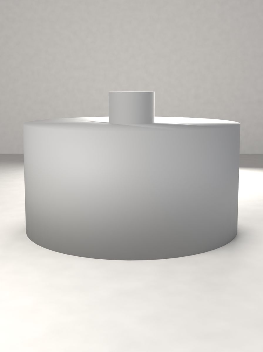 Topuzlu Kapak (28 mm Dış, 16 mm İç Çap, 14 mm Yükseklik) görsel 2