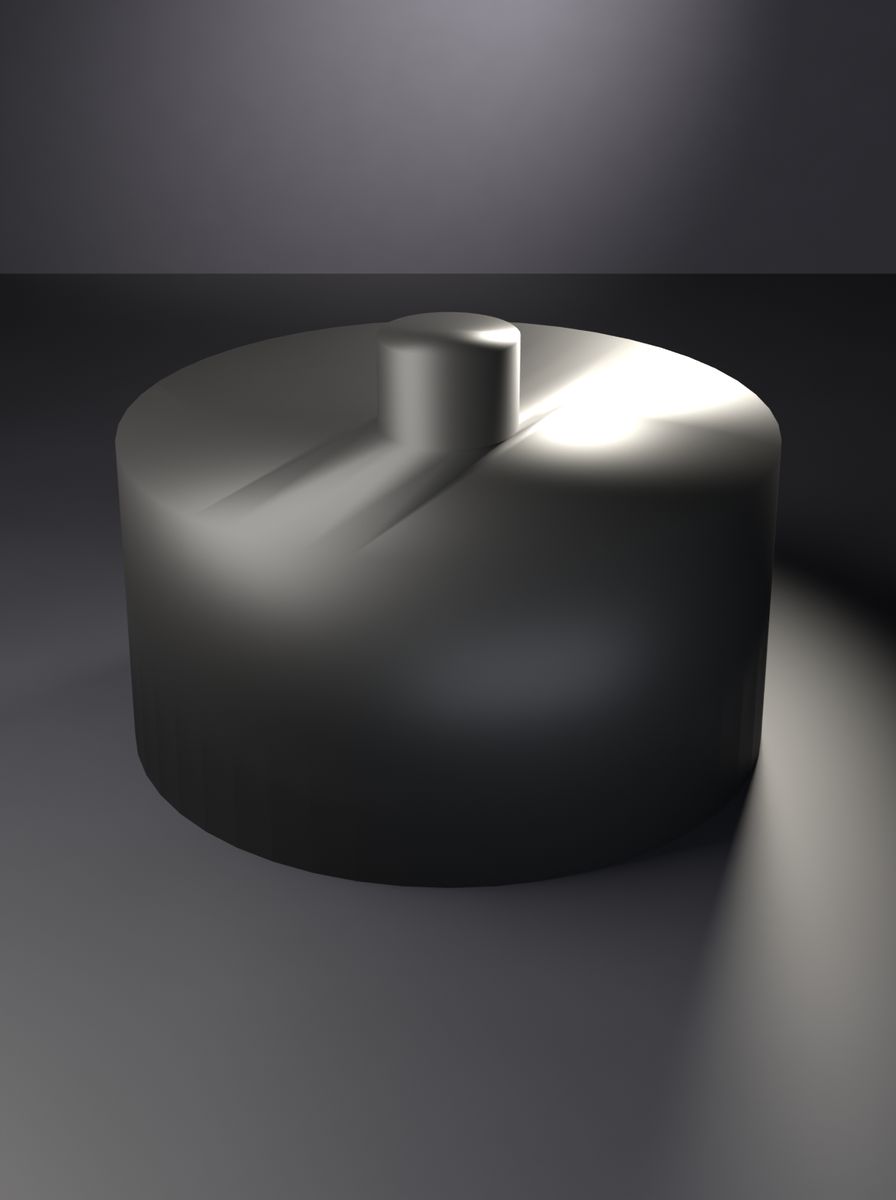 Topuzlu Kapak (28 mm Dış, 16 mm İç Çap, 14 mm Yükseklik)
