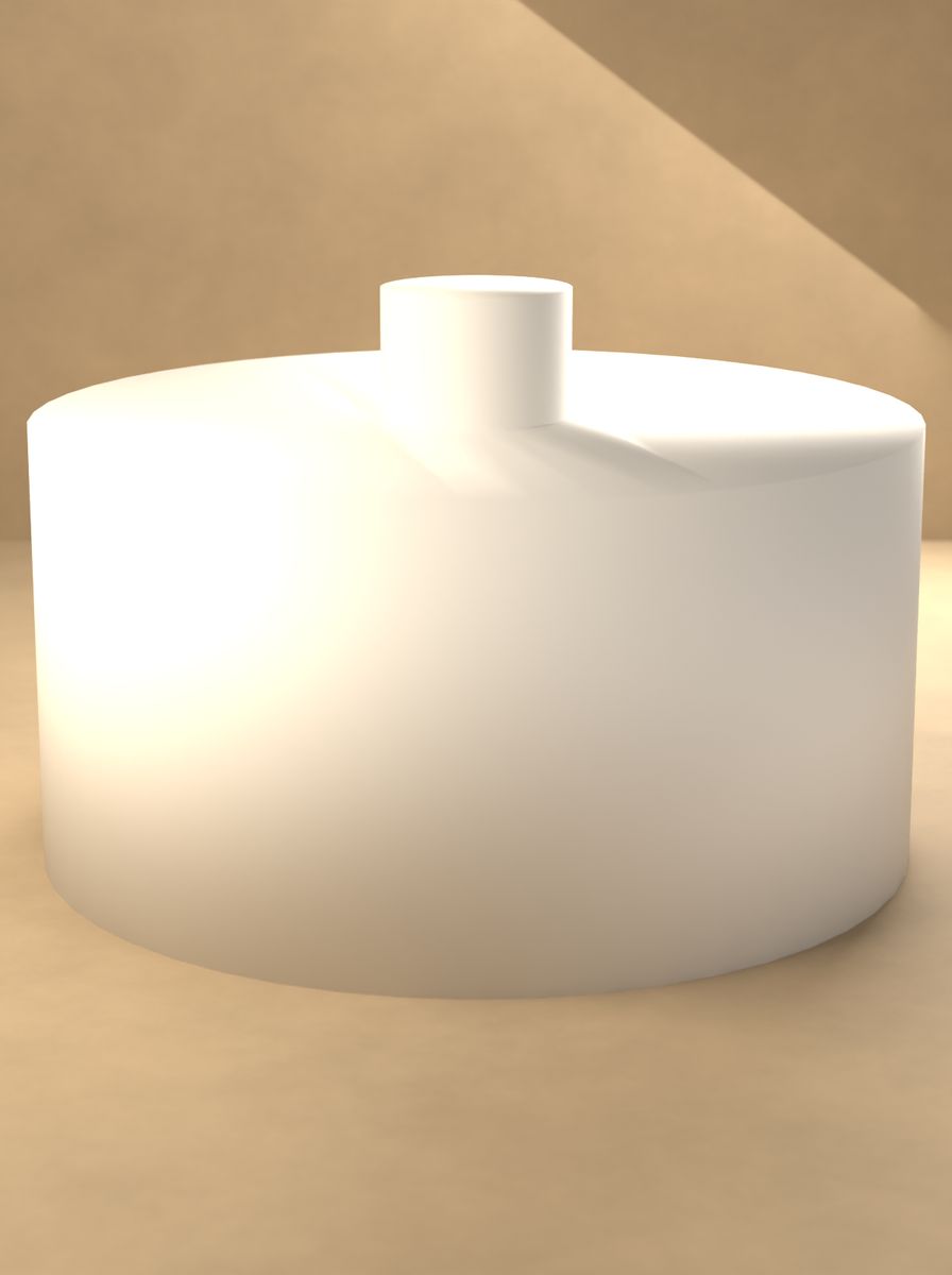 Topuzlu Kapak (28 mm Dış, 16 mm İç Çap, 14 mm Yükseklik) görsel 3