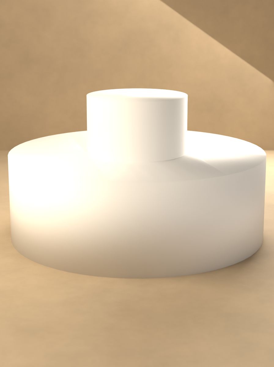Topuzlu Kapak (36 mm Dış, 22 mm İç Çap, 12 mm Yükseklik) görsel 3