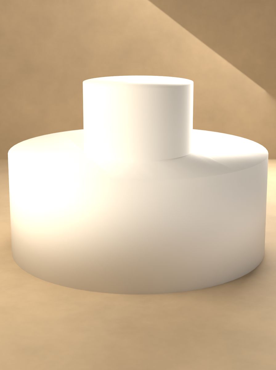 Topuzlu Kapak (38 mm Dış, 26 mm İç Çap, 15 mm Yükseklik) görsel 3