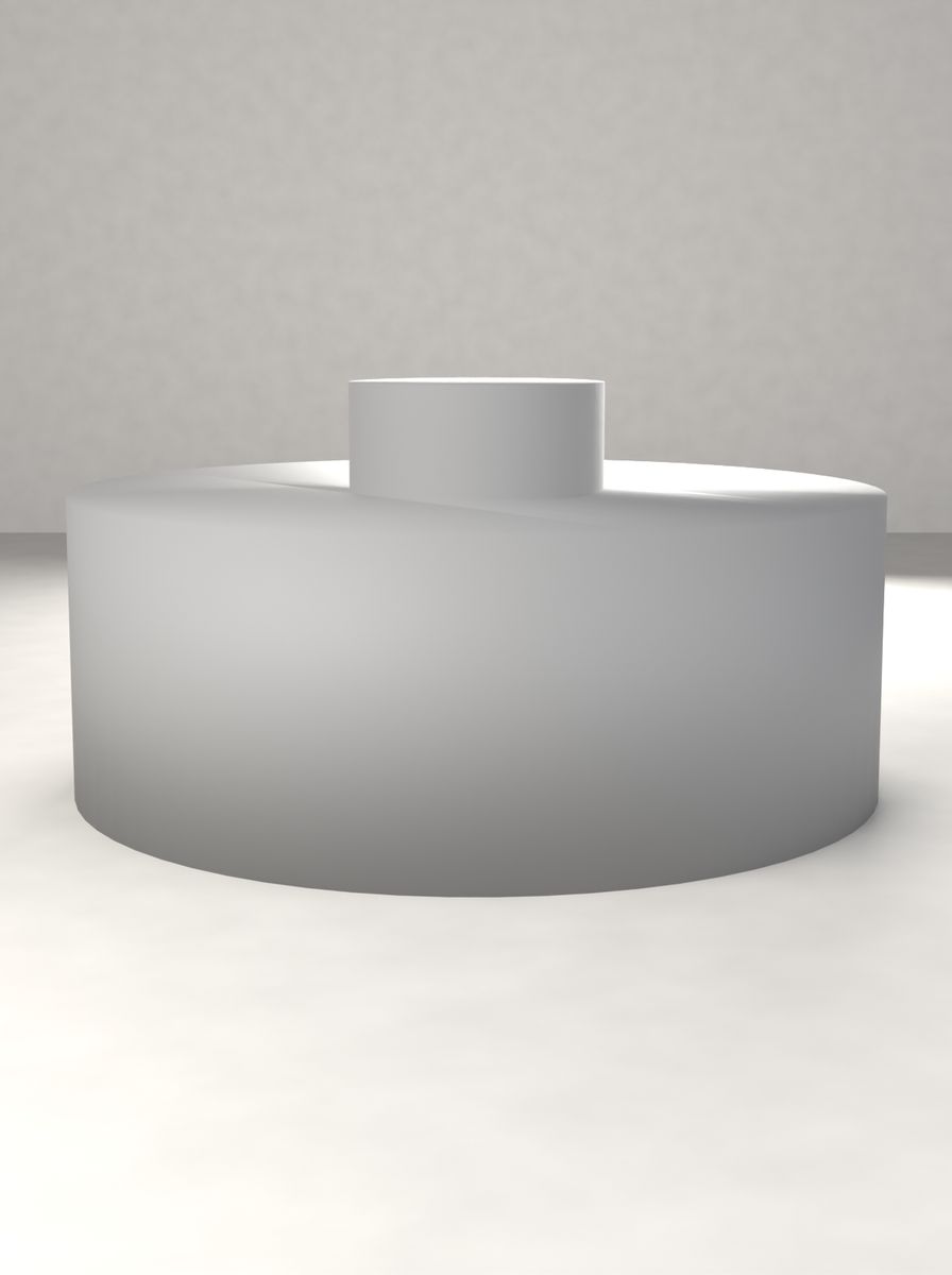 Topuzlu Kapak (38 mm Dış, 30 mm İç Çap, 14 mm Yükseklik) görsel 2