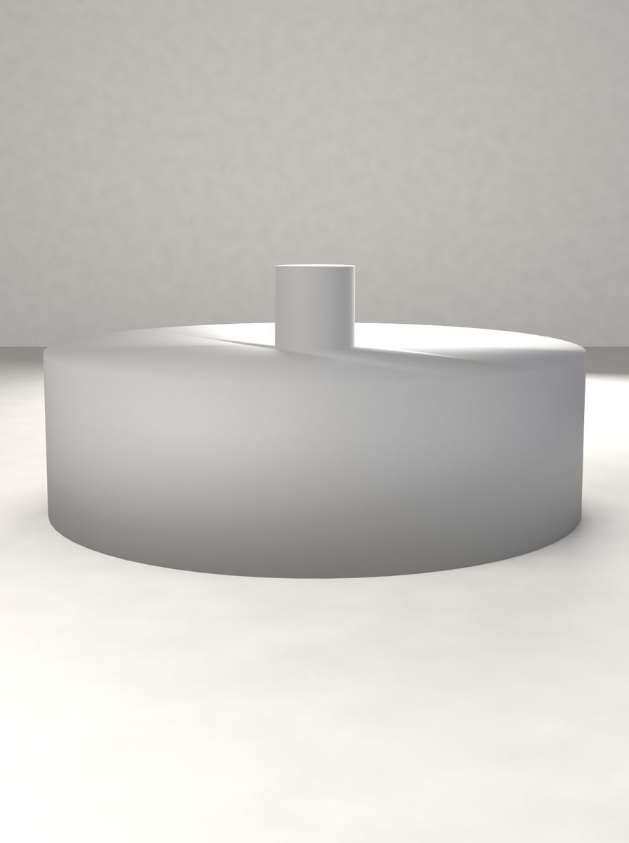Topuzlu Kapak (40 mm Dış, 25 mm İç Çap, 12 mm Yükseklik) görsel 2