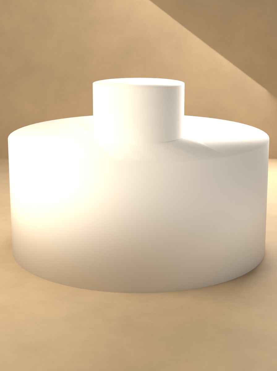 Topuzlu Kapak (40 mm Dış, 28 mm İç Çap, 18 mm Yükseklik) görsel 3