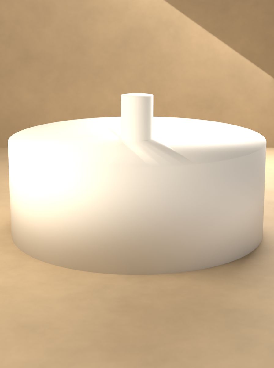 Topuzlu Kapak (48 mm Dış, 38 mm İç Çap, 18 mm Yükseklik) görsel 3