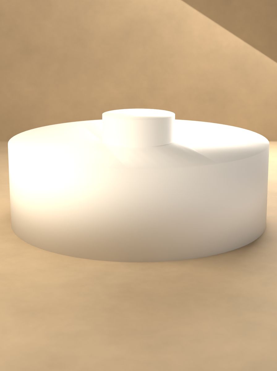 Topuzlu Kapak (50 mm Dış, 40 mm İç Çap, 16 mm Yükseklik) görsel 3