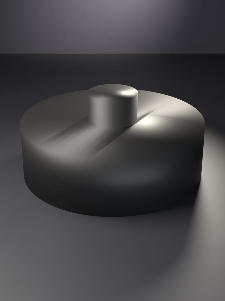 Topuzlu Kapak (52 mm Dış, 36 mm İç Çap, 16 mm Yükseklik)