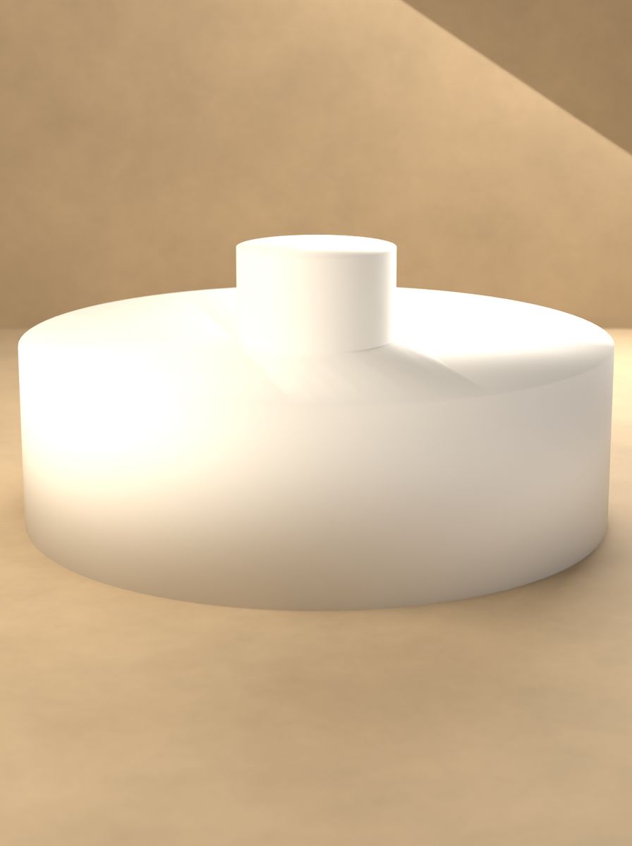 Topuzlu Kapak (52 mm Dış, 36 mm İç Çap, 16 mm Yükseklik) görsel 3