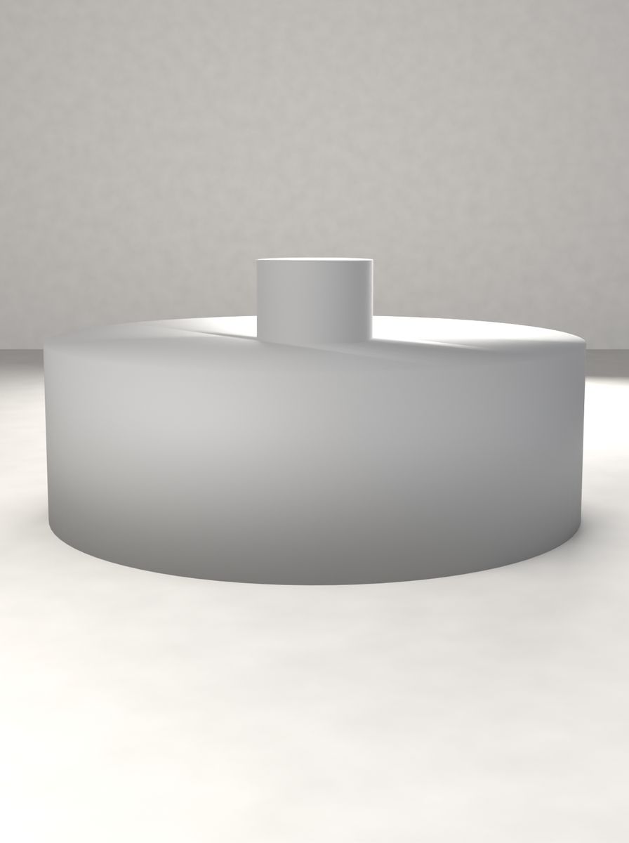 Topuzlu Kapak (55 mm Dış, 45 mm İç Çap, 18 mm Yükseklik) görsel 2