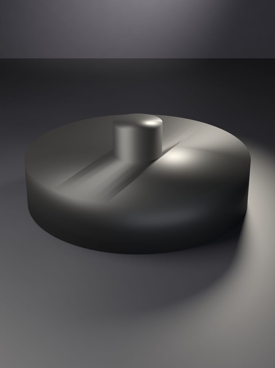 Topuzlu Kapak (55 mm Dış, 45 mm İç Çap, 20 mm Yükseklik)