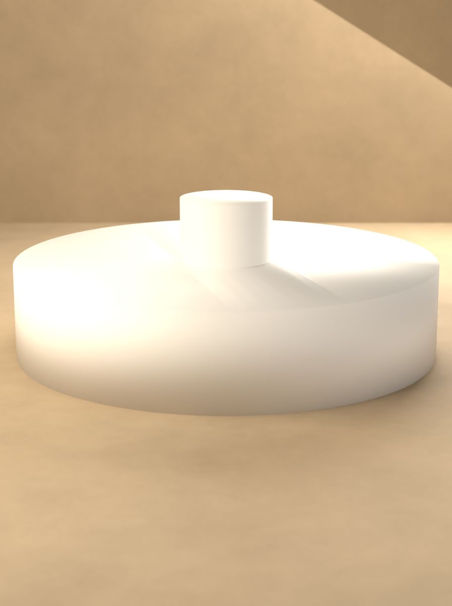 Topuzlu Kapak (55 mm Dış, 45 mm İç Çap, 20 mm Yükseklik) görsel 3