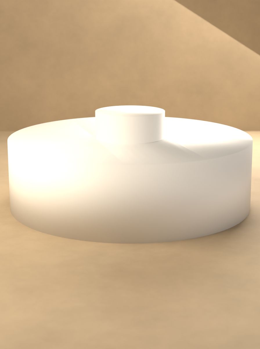 Topuzlu Kapak (56 mm Dış, 46 mm İç Çap, 16 mm Yükseklik) görsel 3