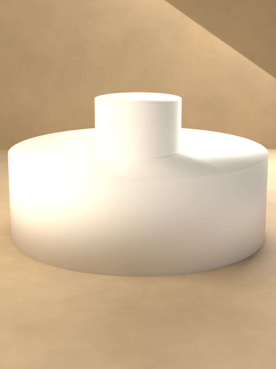 Topuzlu Kapak (60 mm Dış, 50 mm İç Çap, 20 mm Yükseklik) görsel 3
