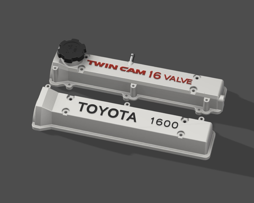 Toyota 4AGE 16V Külbütör Kapağı Seti görsel 2