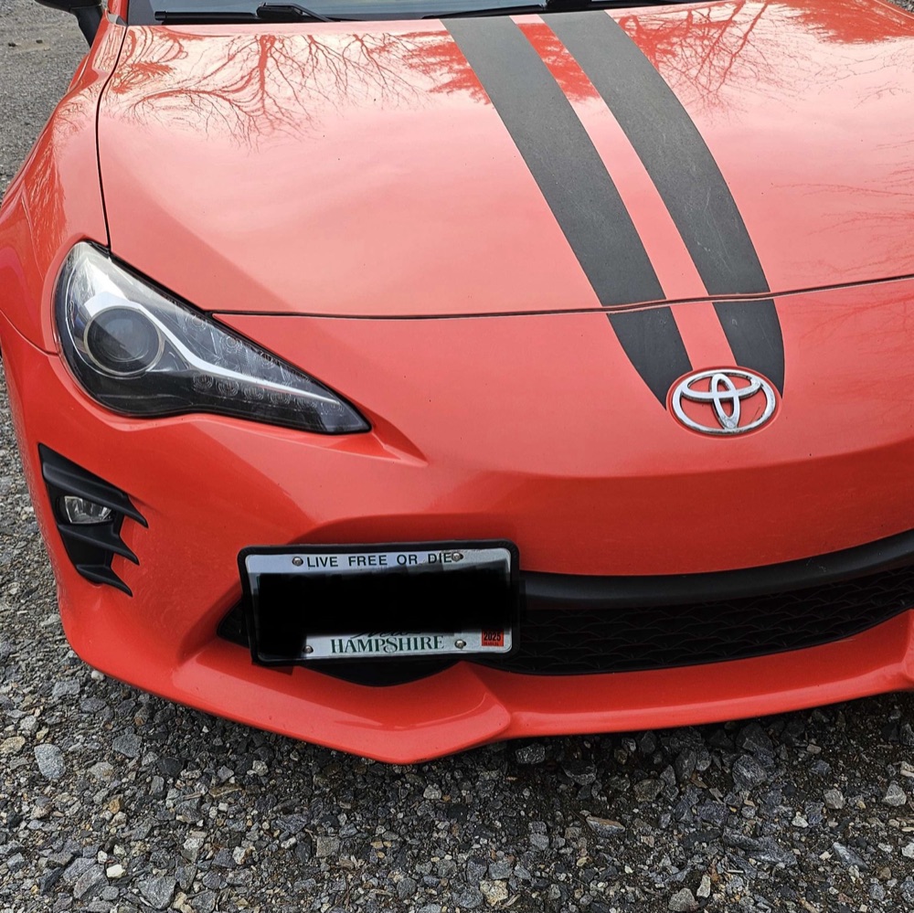 Toyota 86 Ofset Ön Plaka Braket Adaptörü