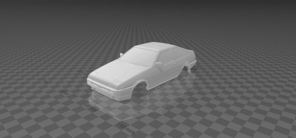 Toyota AE86 Sprinter Trueno RC Kep Gövdesi (90mm) görsel 2