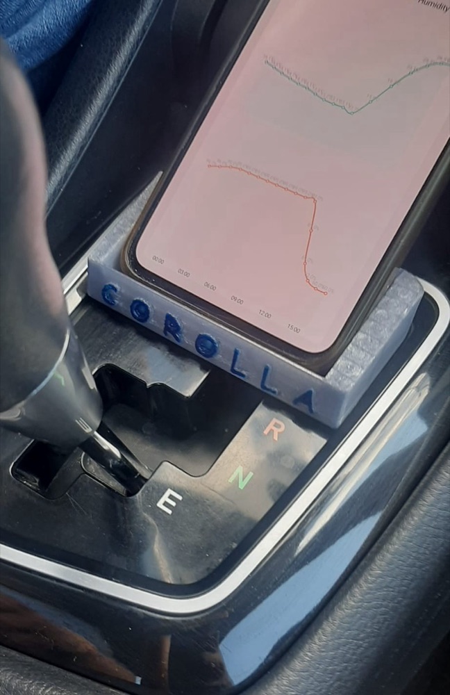 Toyota Corolla Uyumlu Vites Önü Telefon Standı
