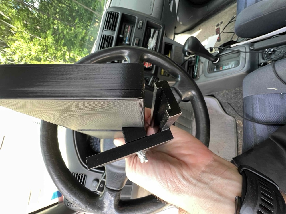 Toyota Rav4 (1996) Direksiyon Kolu Telefon Tutucu görsel 3