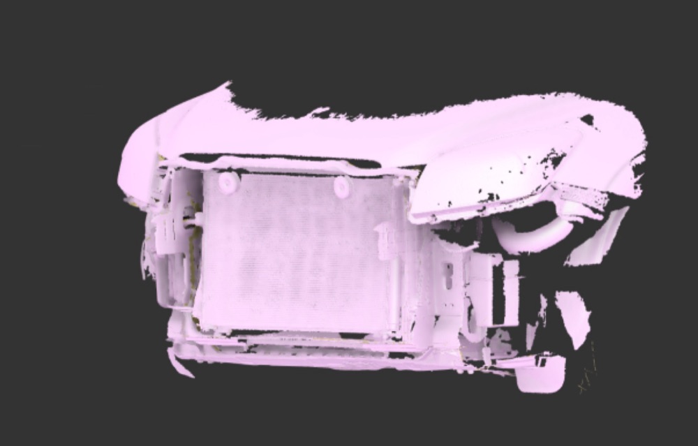 Toyota RAV4 Ön Tampon ve Panel 3D Tarama Modeli görsel 3