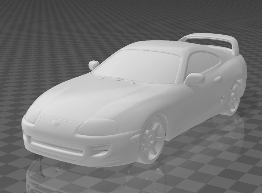Toyota Supra RZ 94mm RC Kep Gövdesi