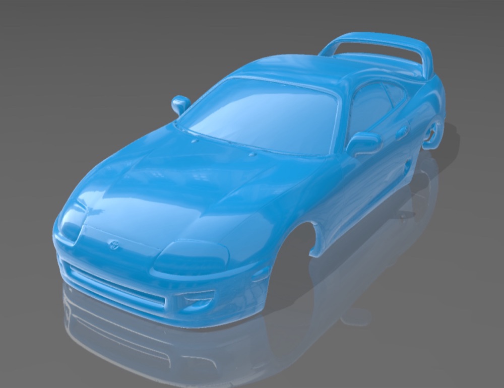 Toyota Supra RZ 94mm RC Kep Gövdesi görsel 2