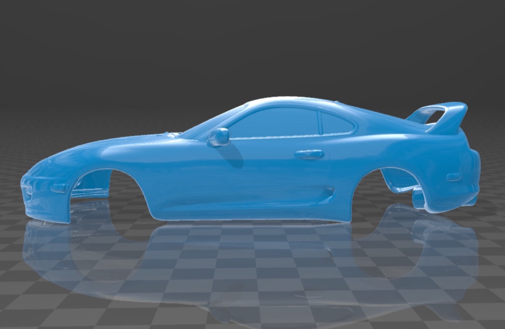 Toyota Supra RZ 94mm RC Kep Gövdesi görsel 3